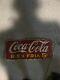 EARLY IN SPANISH Bien Fría COCA COLA PORCELAIN SIGN DOUBLE SIDED 1941 Habana