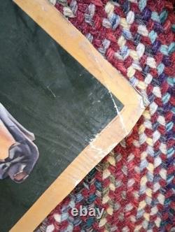 EXTRA-LARGE! 30 x 50 Coke Cardboard Sign POSTER 1944 WWII Just Like Old Times