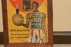 Early 1950's Reece Goose Tatum, Coca Cola Paper or Thin Cardboard Sign
