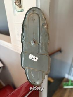 Early Art Deco Double Bottle Coca Cola Advertising Thermometer