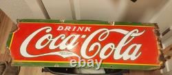 Early Baltimore Enamel Co NY 1926 DRINK Coca Cola PORCELAIN Sign GENERAL STORE