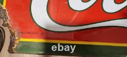 Early Baltimore Enamel Co NY 1926 DRINK Coca Cola PORCELAIN Sign GENERAL STORE
