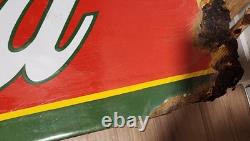 Early Baltimore Enamel Co NY 1926 DRINK Coca Cola PORCELAIN Sign GENERAL STORE