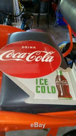 Early vintage coca cola flange sign