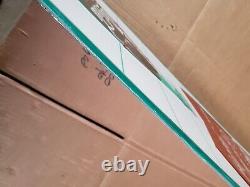 Embossed Tin Coca Cola Fishtail Sign Enjoy That Refreshing New Feeling 36.5x13.5