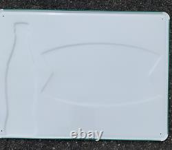 Embossed Tin Coca Cola Fishtail Sign Of Good Taste 23.5x17.5