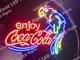 Enjoy Coca Cola Parrot Drink 24x20 Vivid LED Neon Sign Light Lamp With Dimmer