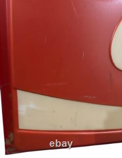 Enjoy Coca Cola Store Advertisement Embossed Wall Sign 29X73 Vintage 1970s