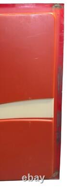 Enjoy Coca Cola Store Advertisement Embossed Wall Sign 29X73 Vintage 1970s