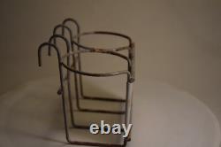Enjoy Coca Cola While You Shop Painted Metal Shopping Cart Pop Bottle Caddy Sign