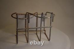 Enjoy Coca Cola While You Shop Painted Metal Shopping Cart Pop Bottle Caddy Sign