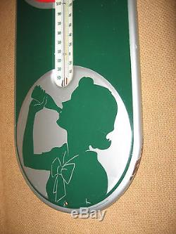 Exceptional 1940 Coca-Cola Silhouette Girl Thermometer