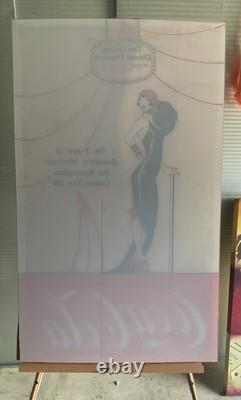 Extremely Rare Grand Hotel Coca Cola Lucite Lightbox Advertising Sign 40 Tall