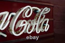 Genuine Product Coca Cola Coke Brand Neon Sign Made By Penny Japan Vintage F/S