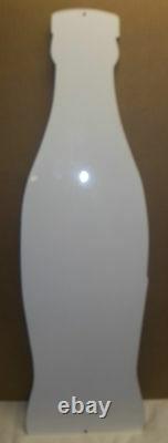 Giant Coca Cola Bottle Sign, Heavy Steel, Porcelain Look and Feel, 45 Tall