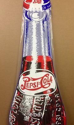 Giant Pepsi Bottle Sign, Heavy Steel, Porcelain Look and Feel, 45 Tall