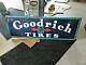 Goodrich Tires Porcelain Sign 60 X 20 Original Heavy Porcelain Sign Bf Goodrich