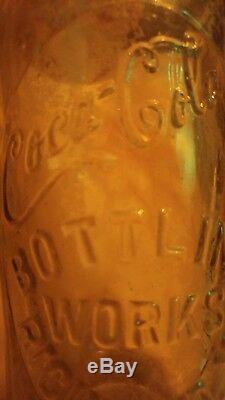 HOLY GRAIL Rare c. 1900 Coca Cola SLANT Script SS Straight Sign Soda Bottle