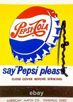 Hand signed signature Andy Warhol Pop Art Pepsi coke sign art with COA