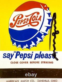 Hand signed signature Andy Warhol Pop Art Pepsi coke sign art with COA