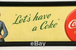 Hard to find WW2 Coca-Cola Trolley Sign or Bus Card