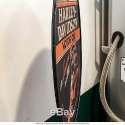 Harley-Davidson Motorcycle Motor Oil Can Curb Lollipop Metal Bike Vintage Style