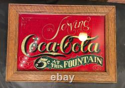 Hensley Colt 45 Firearms, Coca Cola, Central Pacific Rr Co 8 X 11 Mirror Set