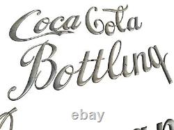 Huge Coca Cola Coke Bottling Company Advertising Jamestown NY Plant Metal Sign