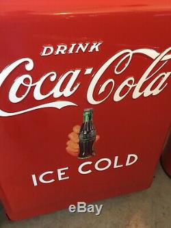ICE COLD coca cola vintage Westinghouse Jr. Cooler Unbelievable Condition