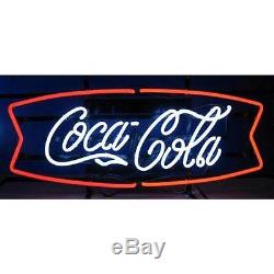 Ice Cold Coca Cola Fishtail neon sign Coke Soda fountain Lamp light Coca-Cola