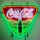 Ice Cold Coca Cola Shield neon sign on metal grid Coke Soda licensed Lamp