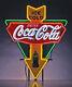 Ice Cold Coca Cola Sold Here 20x16 Neon Lamp Light Sign HD Vivid Printing