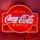 Ice Cold Drink Coca Cola Bar 20x16 Neon Sign Lamp Light With HD Vivid Printing