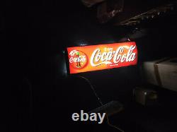 Illuminated / Light Up Coca Cola Sign from fridge top CCFL Mains Project DIY