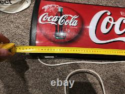 Illuminated / Light Up Coca Cola Sign from fridge top CCFL Mains Project DIY