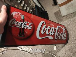 Illuminated / Light Up Coca Cola Sign from fridge top CCFL Mains Project DIY