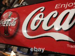 Illuminated / Light Up Coca Cola Sign from fridge top CCFL Mains Project DIY