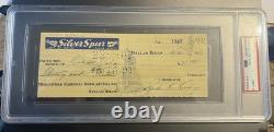 Jack Ruby Signed Bank Check Payable To Coca Cola PSA Slabbed and Graded 9