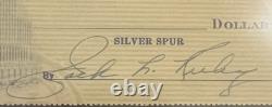 Jack Ruby Signed Bank Check Payable To Coca Cola PSA Slabbed and Graded 9