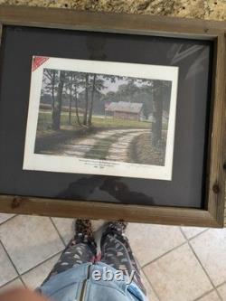 Jim Harrison signed Coca-Cola Picture in Frame #629/1000