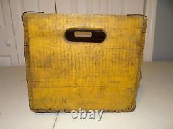 Killer c1940s Vtg Coke Coca Cola Soda Pop Wood Wooden Shipping Crate Nice Patina