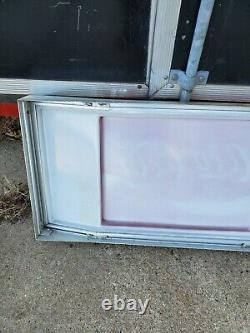 LARGE Vintage ENJOY Coca Cola COKE box Soda Sign