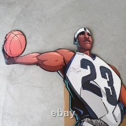 LEBRON JAMES 2004 Cleveland Cavs Coca-Cola POWERade STANDEE STORE DISPLAY Signed