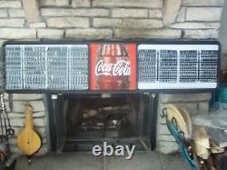 L@@K New 6ft Coca-Cola Menu Board Sign with4 sets of coke letters & numbers