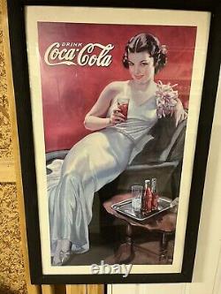 Large COCA COLA Advertising Print Signed Hayden Hayden