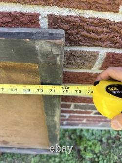 Large Coca Cola General Store Metal Sign In Wooden Frame GE Walker 72 X 30 1930s Large Coca Cola General Store Metal Sign In Wooden Frame GE Walker 72 X 30 1930s