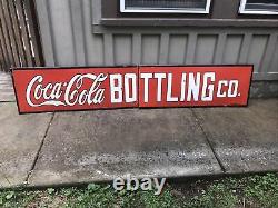 Large Coca Cola porcelain Sign