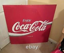 Large Coca-cola Metal Sign