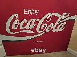 Large Coca-cola Metal Sign