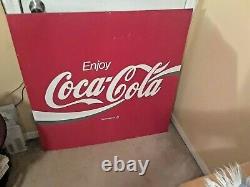 Large Coca-cola Metal Sign
